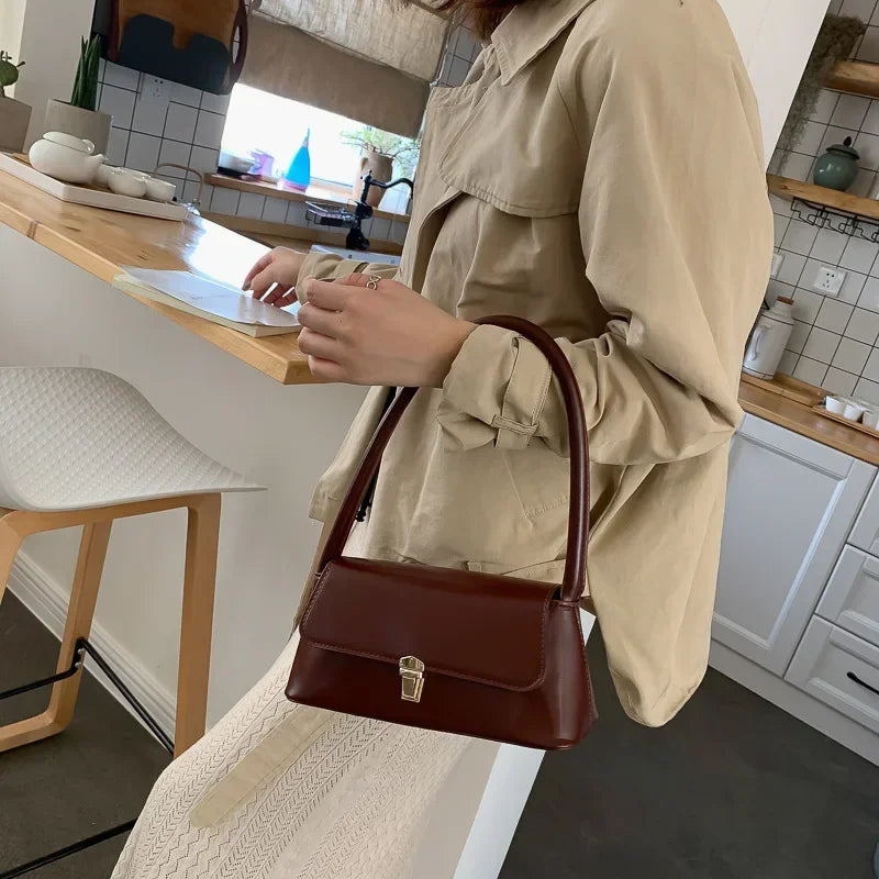 Luxury Brand Solid Color Crossbody Bag