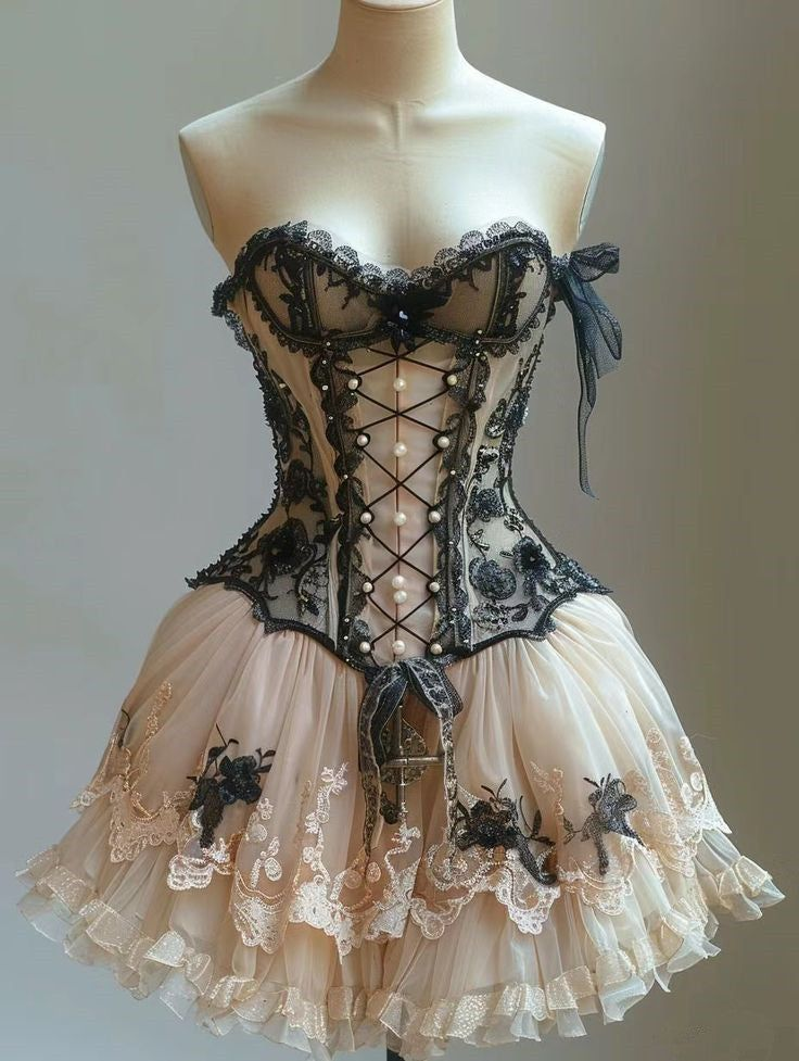 Vintage Lace Sweetheart Neck Birthday Outfits Formal 6th Grade Homecoming Dress S745