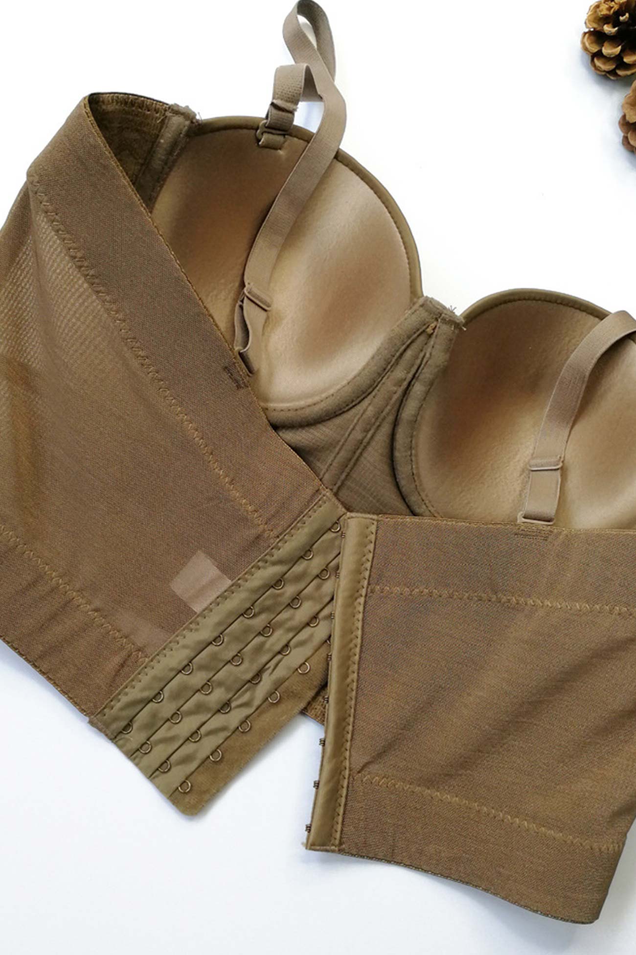 Mesh Patchwork Corset Cami Top - Fashionpara