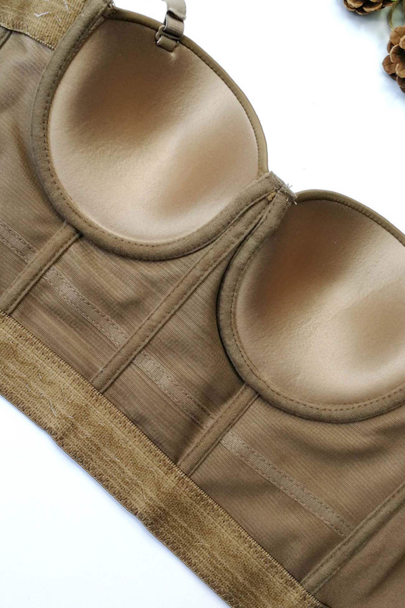 Mesh Patchwork Corset Cami Top - Fashionpara