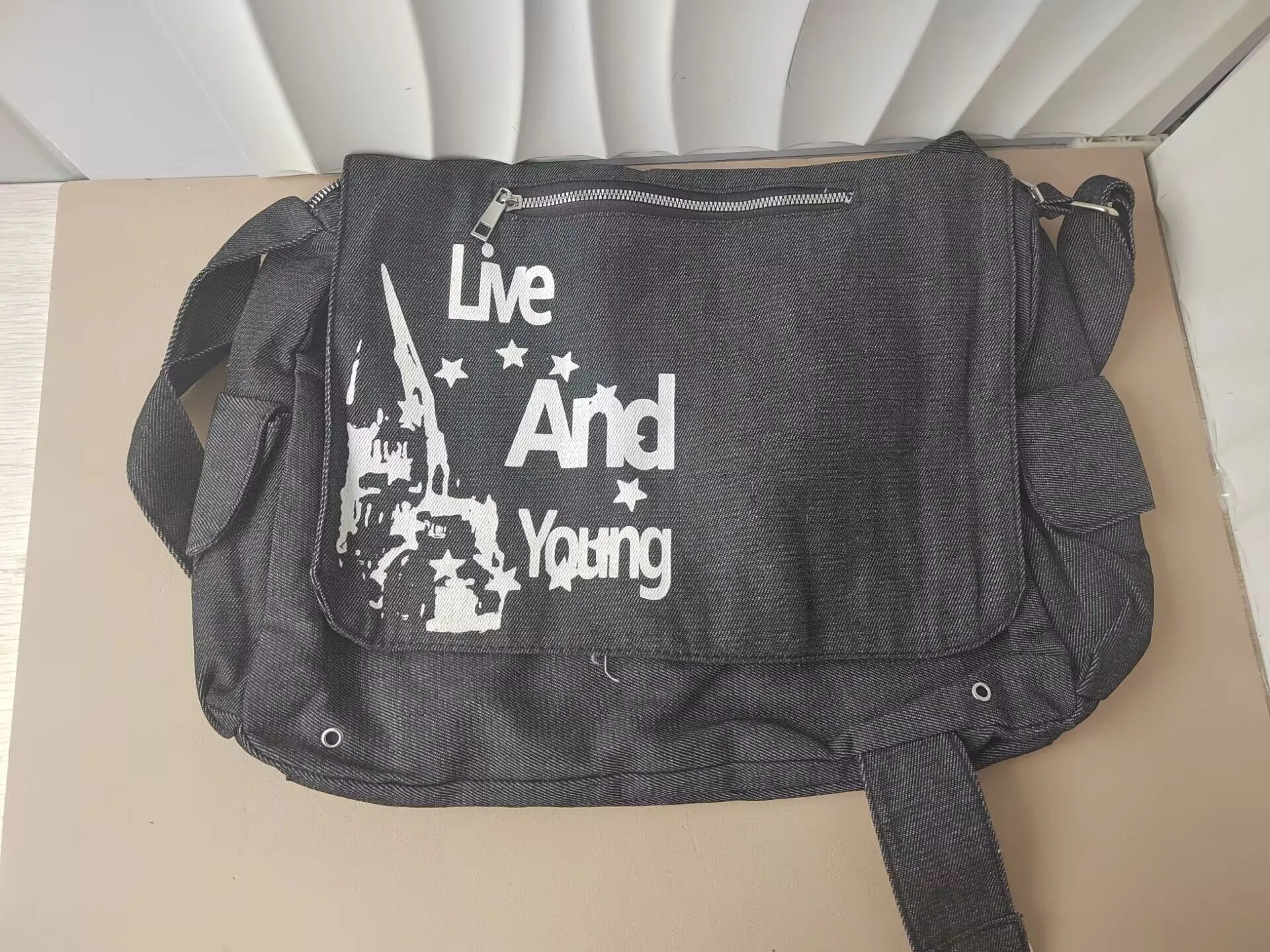 Harajuku Gothic Metal Punk Spice Girls Cross Spider Rabbit Dark Messenger Bag Purses Female