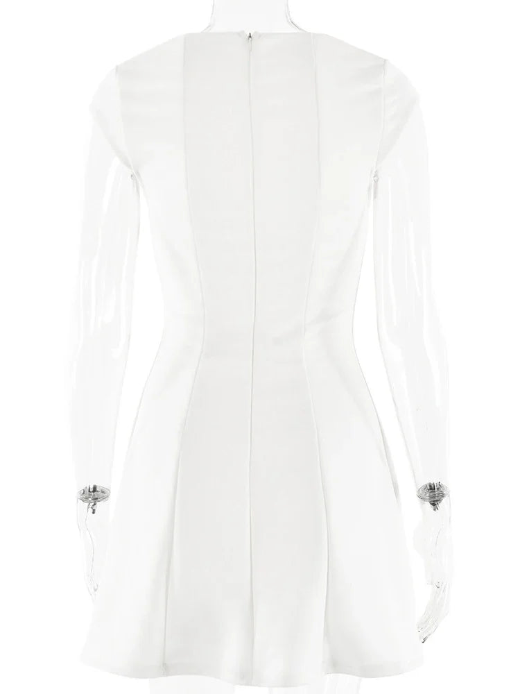 Backless Bodycon Mini Christmas Party Dress - Fashionpara