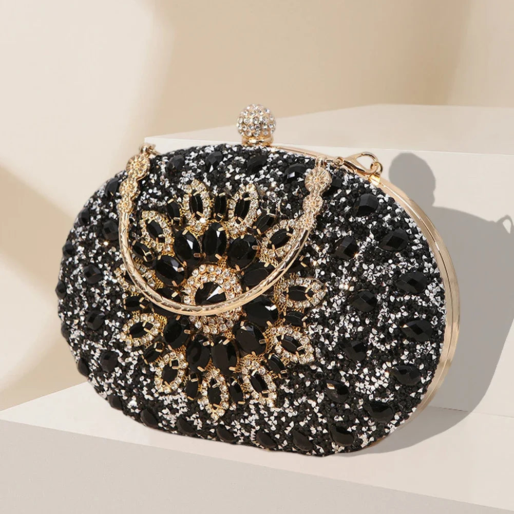 Diamond Luxury Crystal Clutch Evening Wedding Party Purse