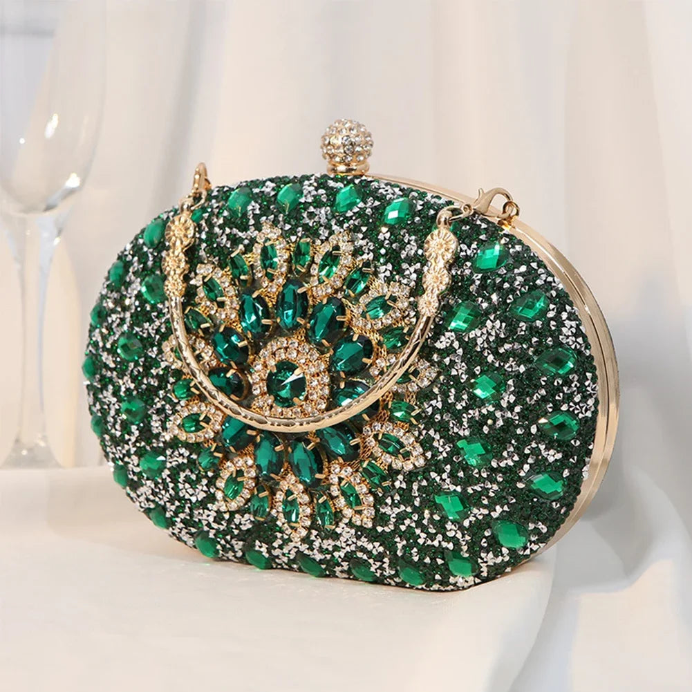 Diamond Luxury Crystal Clutch Evening Wedding Party Purse