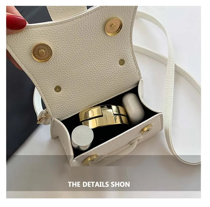 PU Leather Mini Crossbody Bag Designer Women’s Handbag