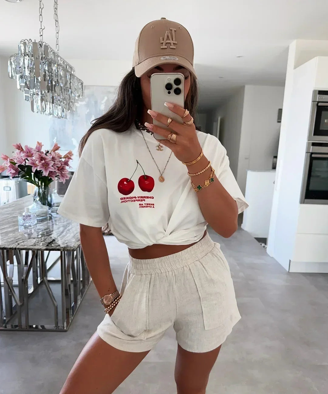 Casual Streetwear Gothic Long Sleeve T-shirt