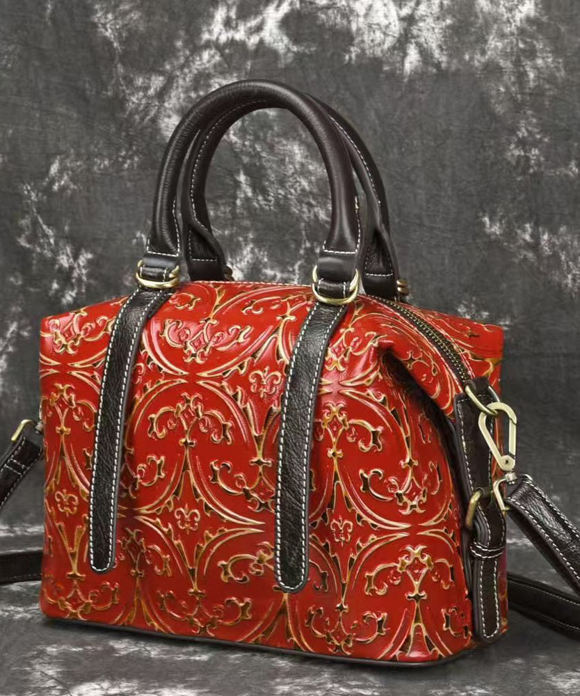 Embossed Vintage Silver Crossbody Bag Handmade