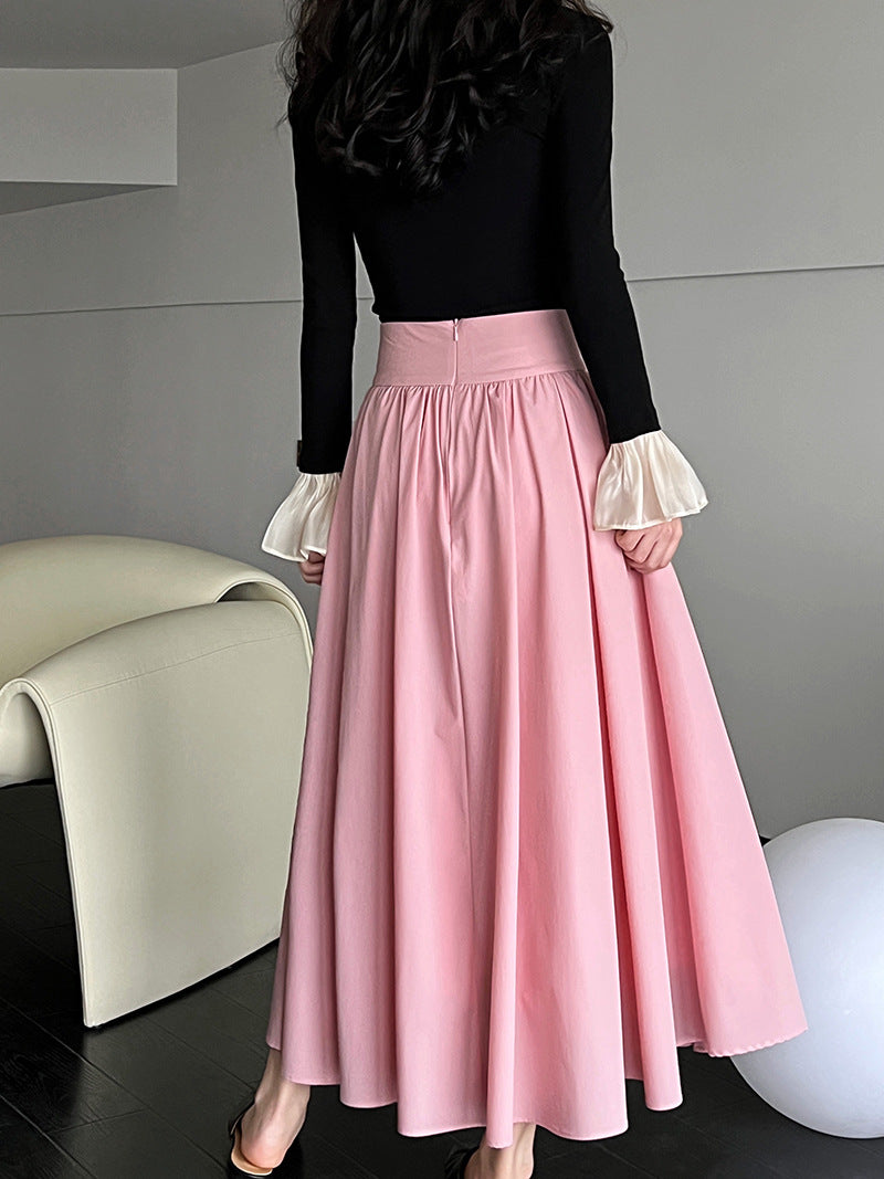 Vintage Flared A-line Pleated Skirt - Fashionpara