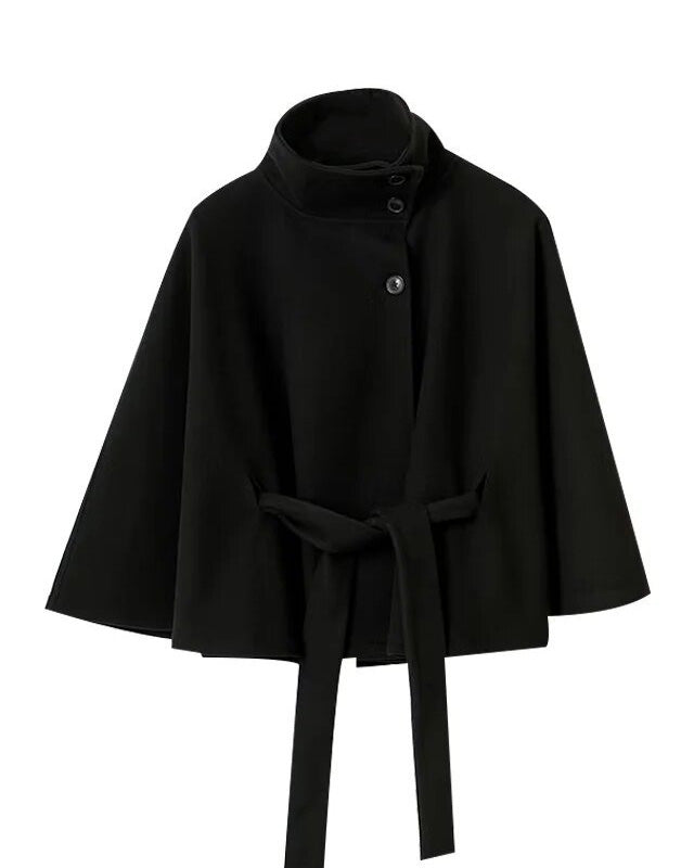 ShoptheCIC Highland Moor Woolen Belted Coat for Elegance