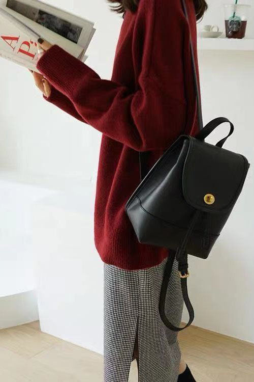 ShoptheCIC Cozy Loose Fit Turtleneck Knitted Sweater