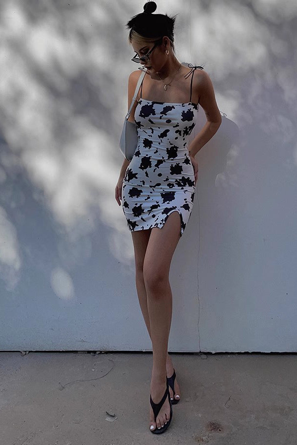 Sexy Allover Print Bodycon Dress