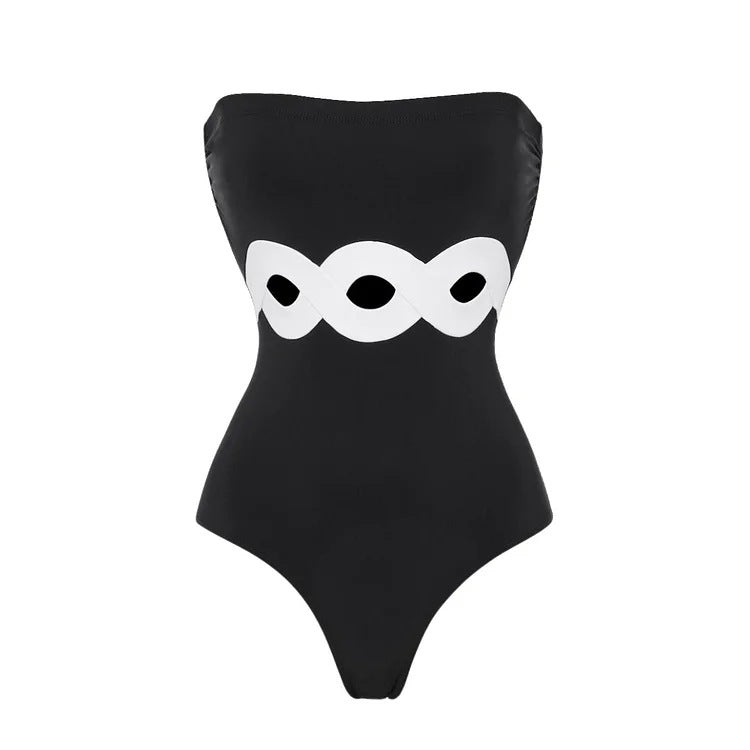 Infinity Tube Swimsuit  - Black