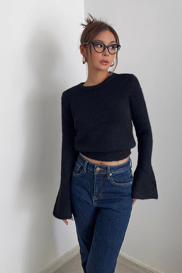 Orro Shop Rib-Knit Long Sleeve Sweater for Timeless Style