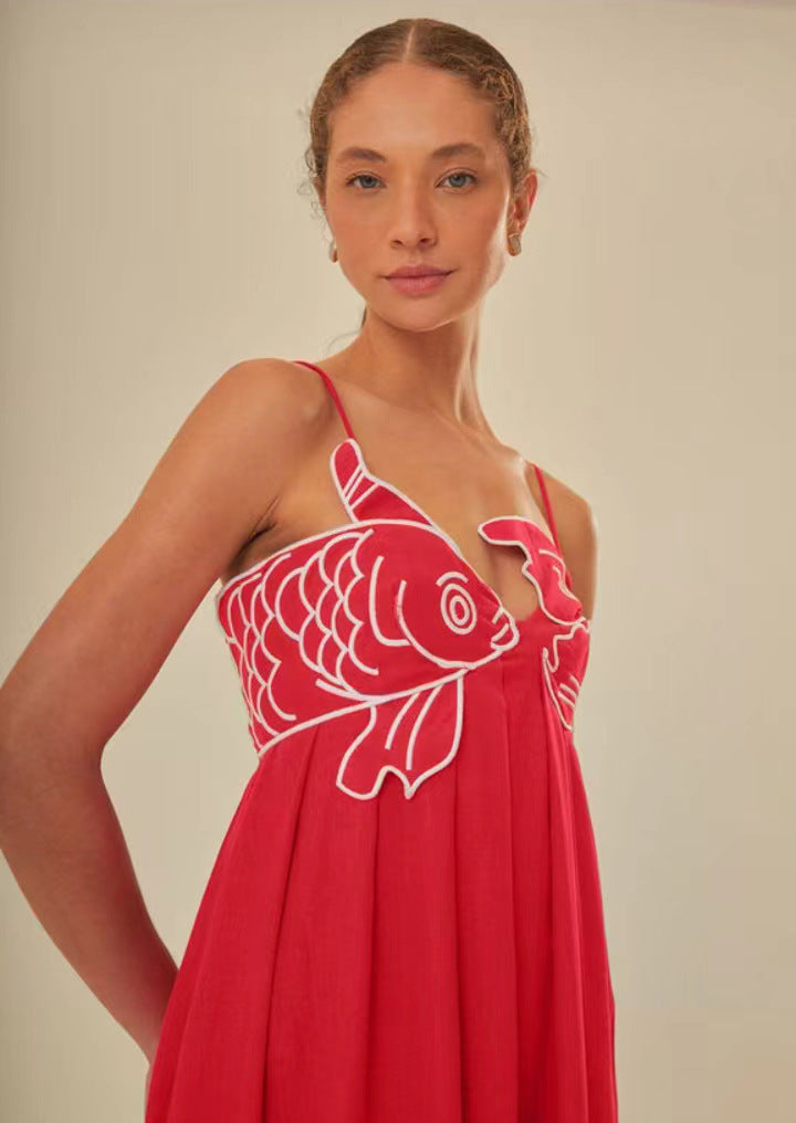 Valentina Maxi Dress - Red