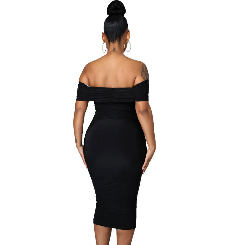 Alani Formal Off The Shoulder Dress - Fashionpara