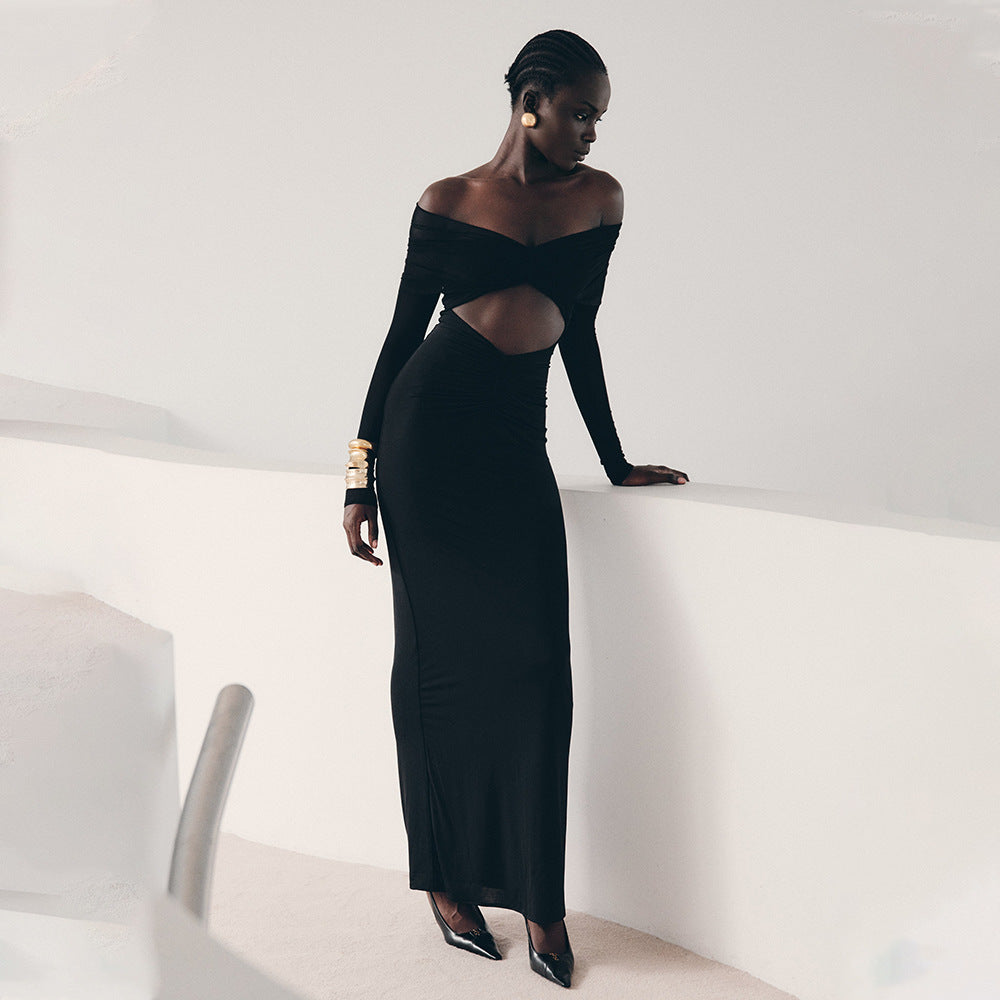 Siela Maxi Dress - Black