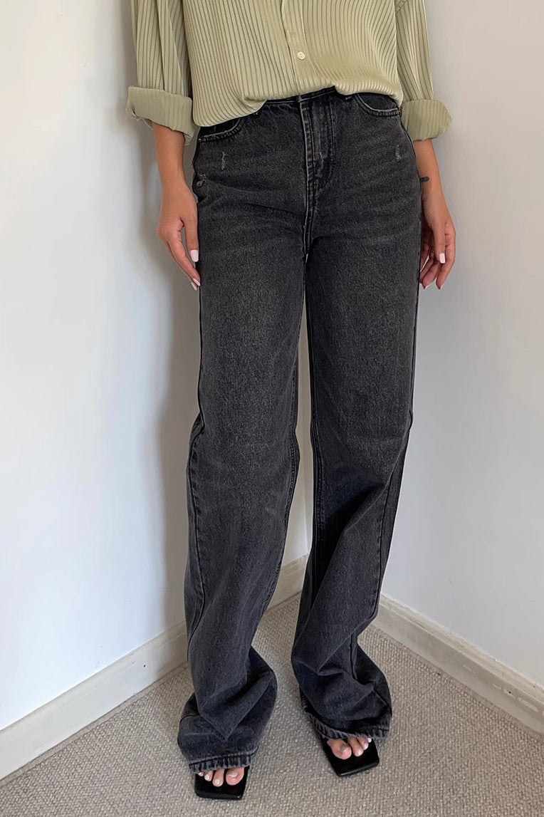 High Waist Buckle Detail