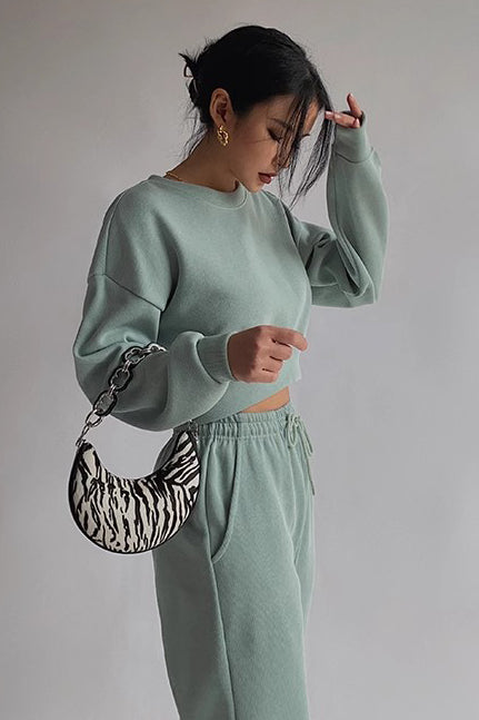 Solid Cut Out Knit Sweater for Stylish Workouts