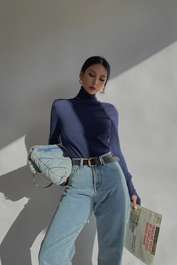 Orro Shop Knit Long Sleeve Sweater for Effortless Style