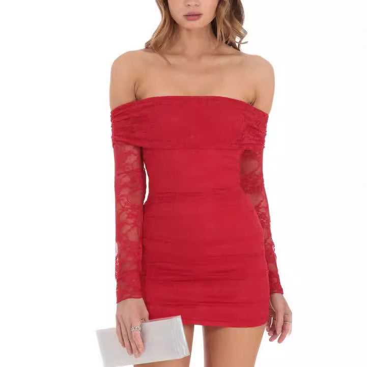 All That Lace Mini Dress - Fashionpara