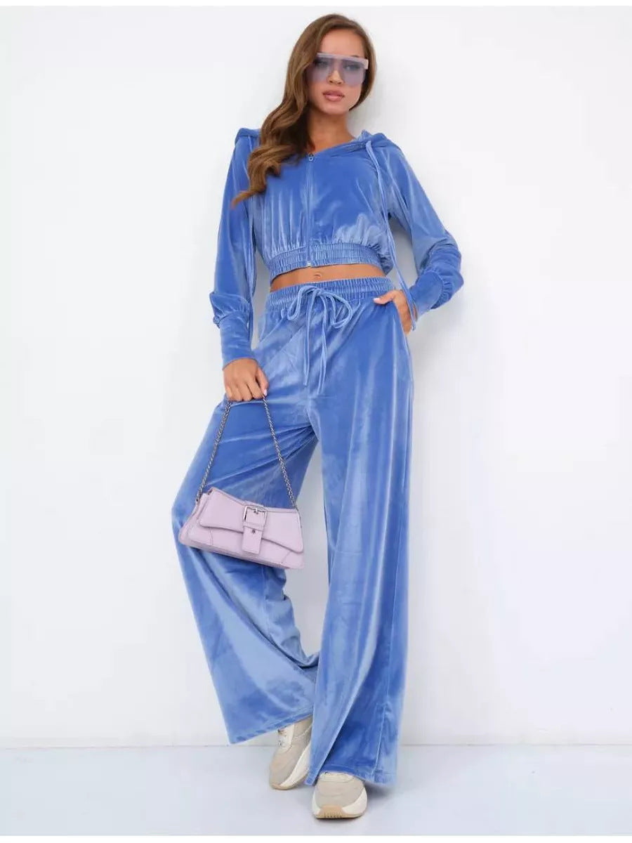 ShoptheCIC Minimalist Fleece Hoodie and Sweatpants Set