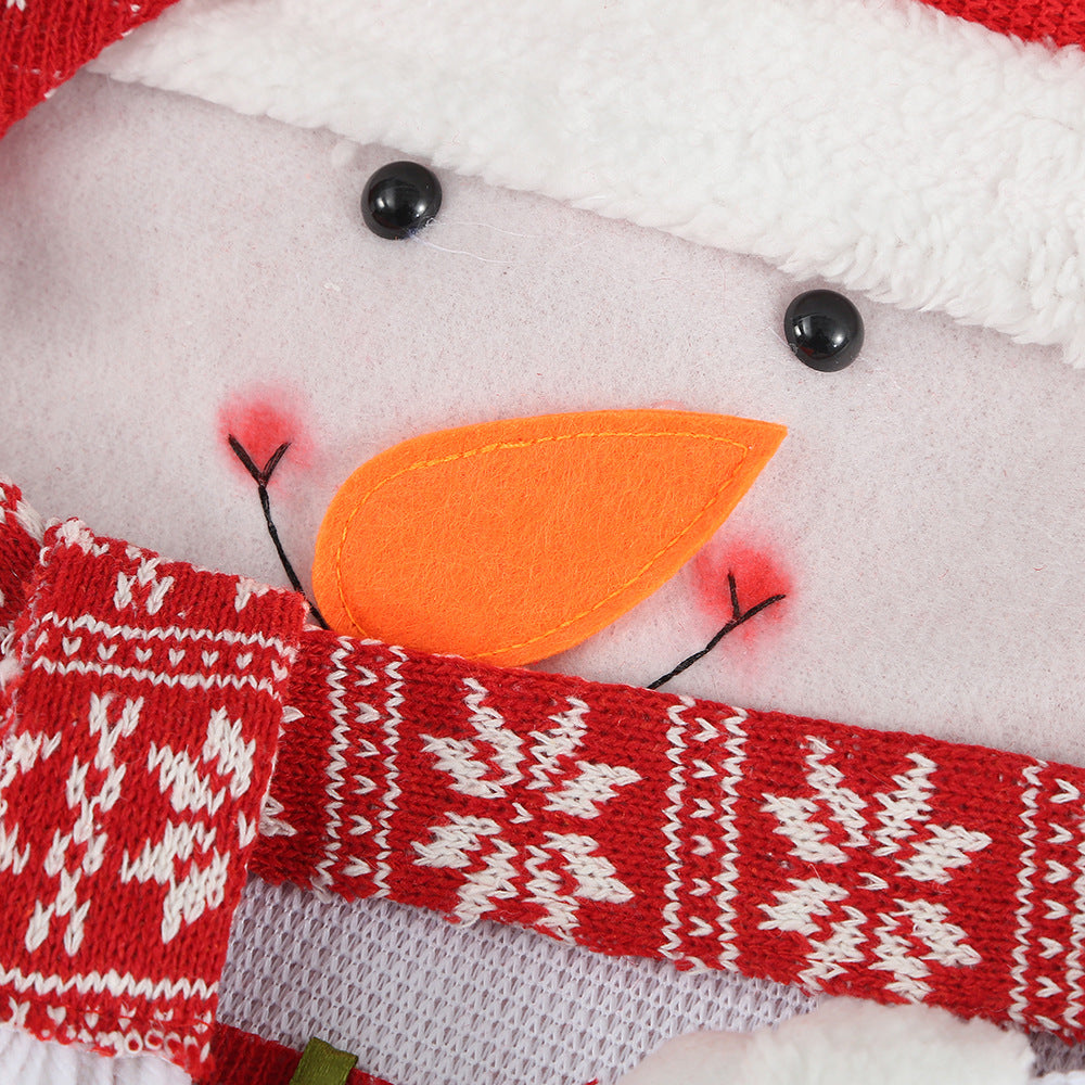 Fleece Drawstring Apple Gift Handheld Bag