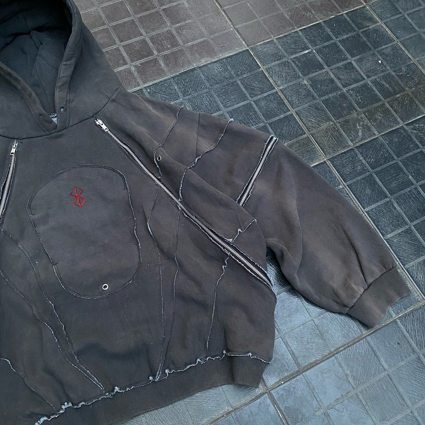 Dark Oversized Streetwear Hoodie