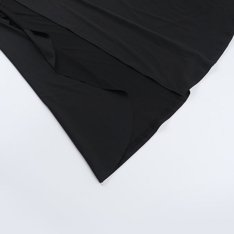 Irish Slit Dress - Black