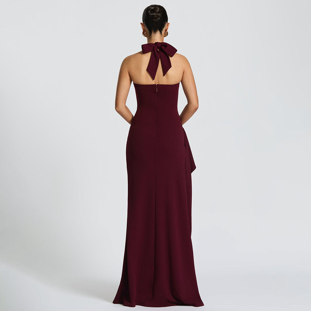 Nekoda Maxi Dress - Maroon