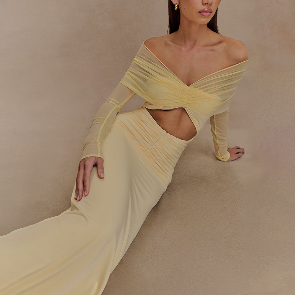 Siela Maxi Dress - Yellow