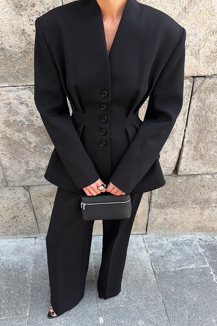 Tailored Amsterdam Canal Single-Breasted Suit Coat Set