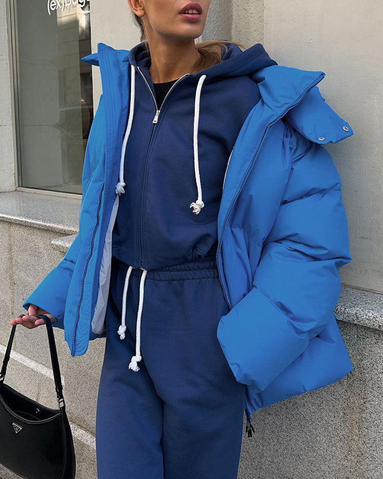 ShoptheCIC Timeless Beauty Cotton Hooded Jacket for All Seasons