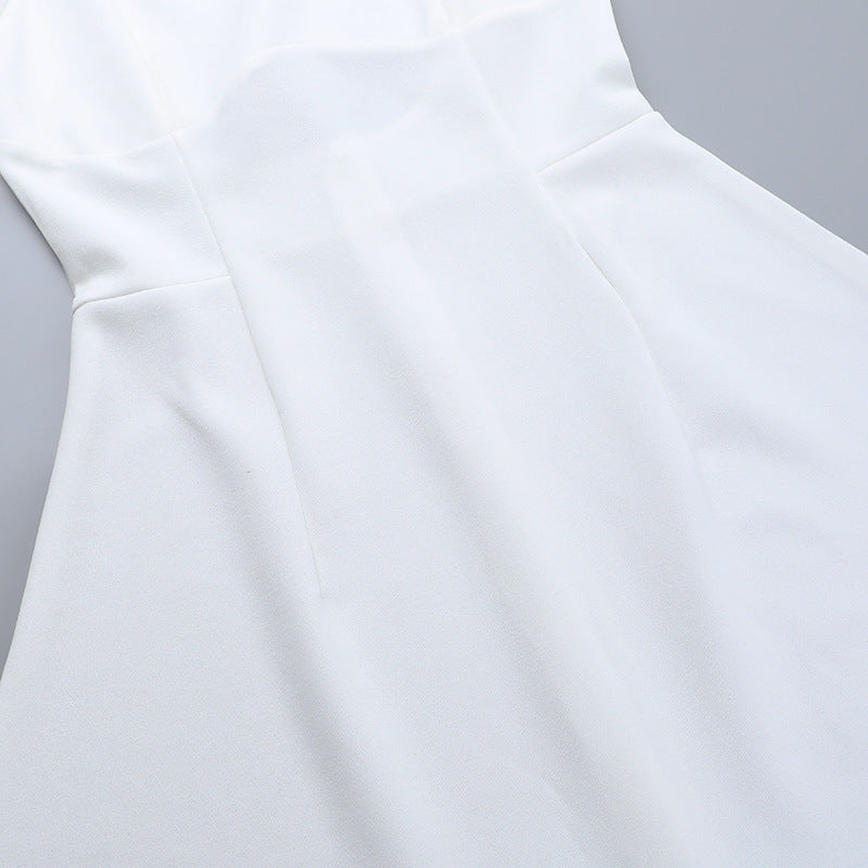 Boat-Neck Sleeveless Fit-and-Flare Mini Dress 9