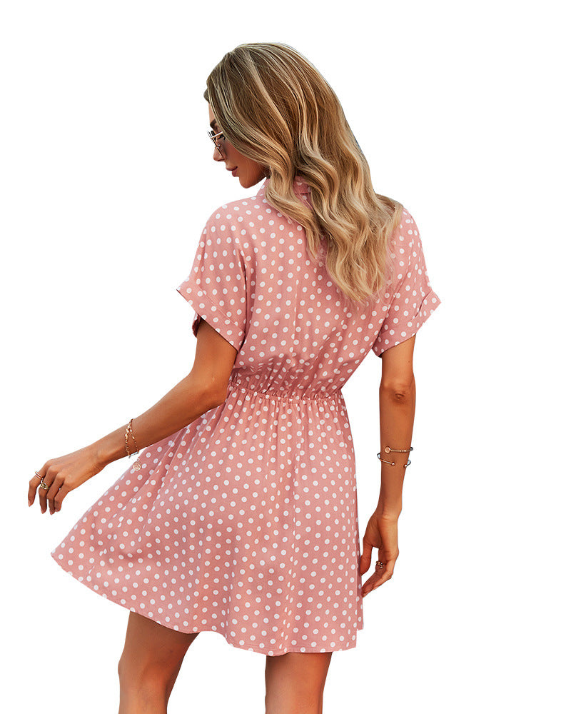 Playful Polka Dot Versatile Kimono Dress - Fashionpara
