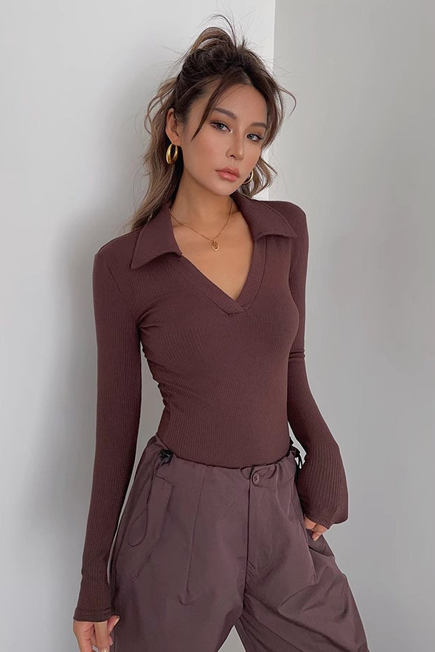 Orro Shop V-Neck Knit Wrap Sweater for Effortless Style