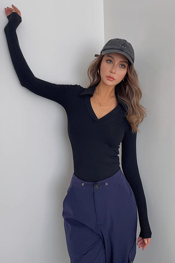 Orro Shop V-Neck Knit Wrap Sweater for Effortless Style