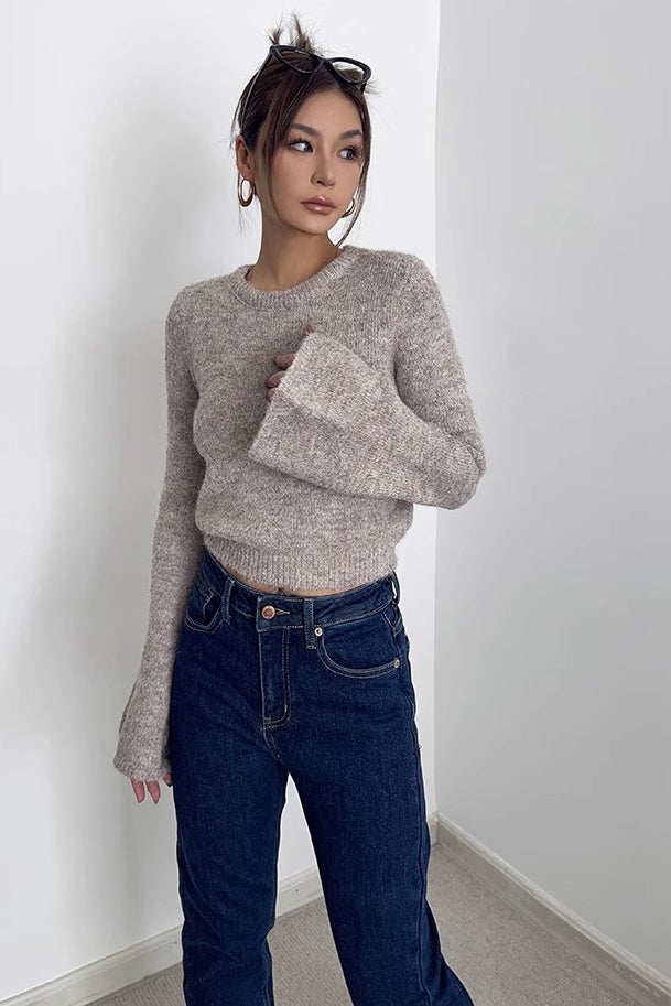 Orro Shop Rib-Knit Long Sleeve Sweater for Timeless Style