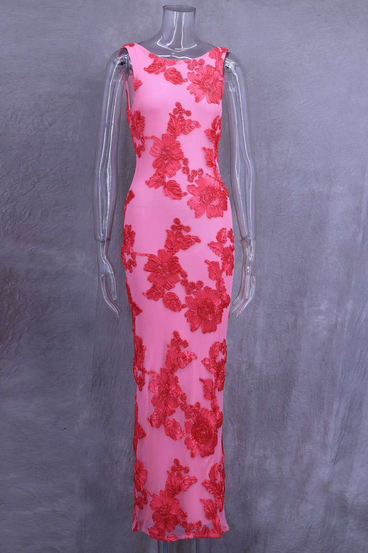 Morganite Maxi Dress - Pink