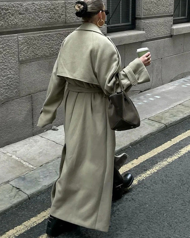 ShoptheCIC Norwegian Fjord Woolen Trench Coat for Elegance