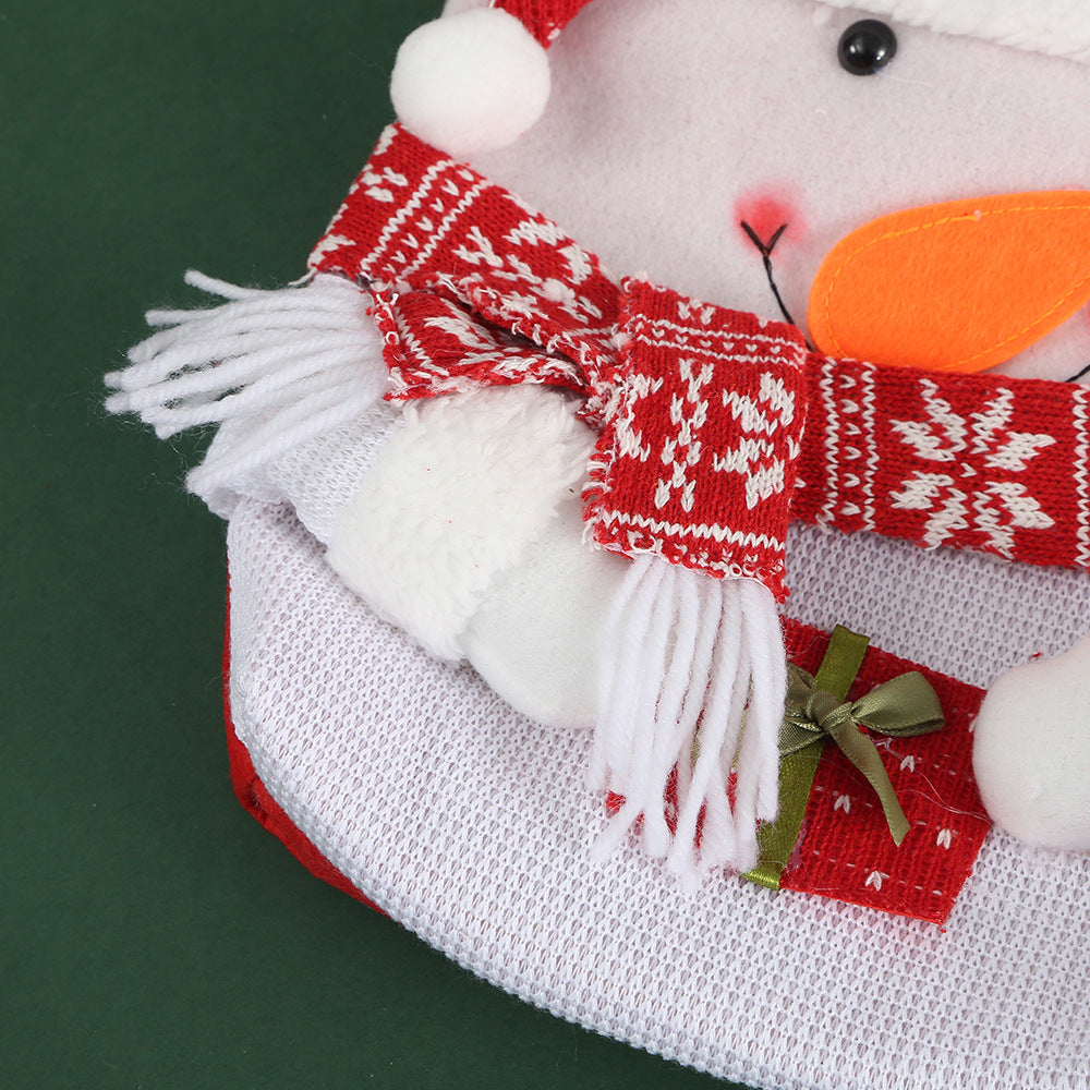 Fleece Drawstring Apple Gift Handheld Bag