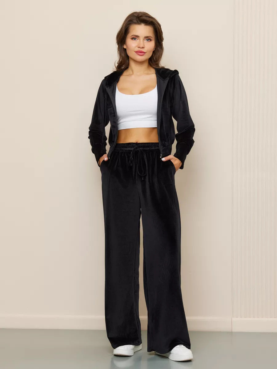 ShoptheCIC Minimalist Fleece Hoodie and Sweatpants Set