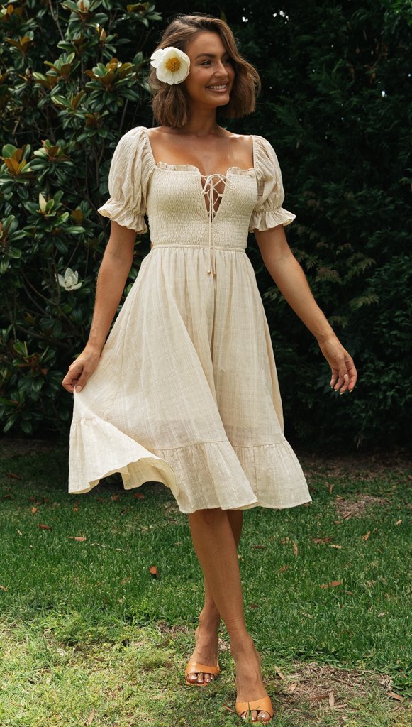 Scenic Town Embroidered Floral Maxi Dress - Fashionpara