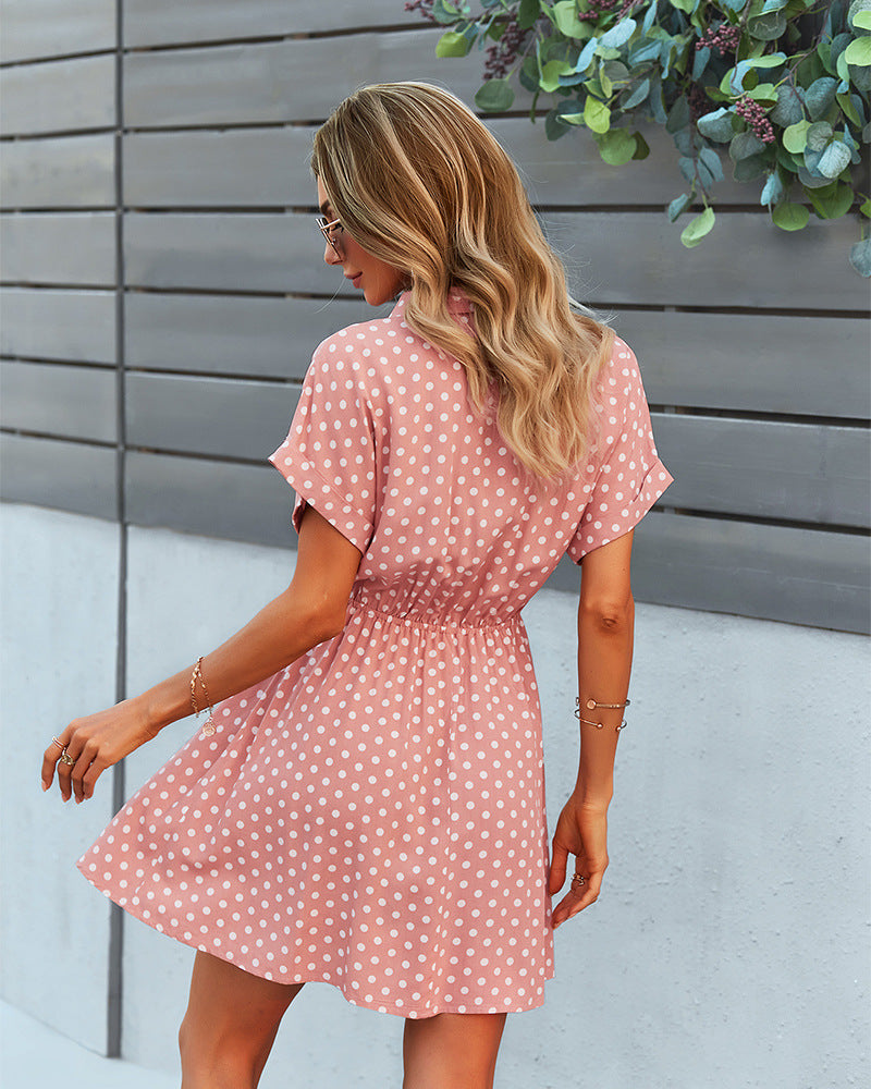Playful Polka Dot Versatile Kimono Dress - Fashionpara