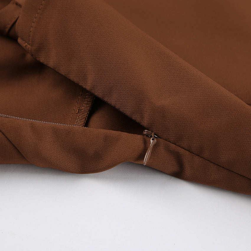 Freya Co-Ord Set - Brown