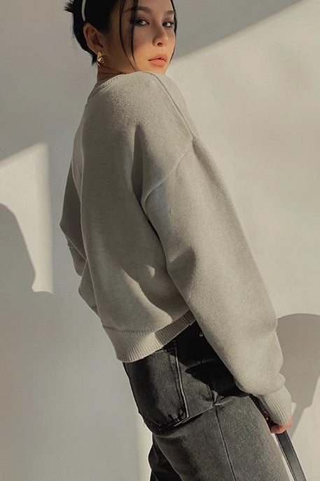 Orro Shop Open Front Cardigan - Stylish Buttoned Sweater