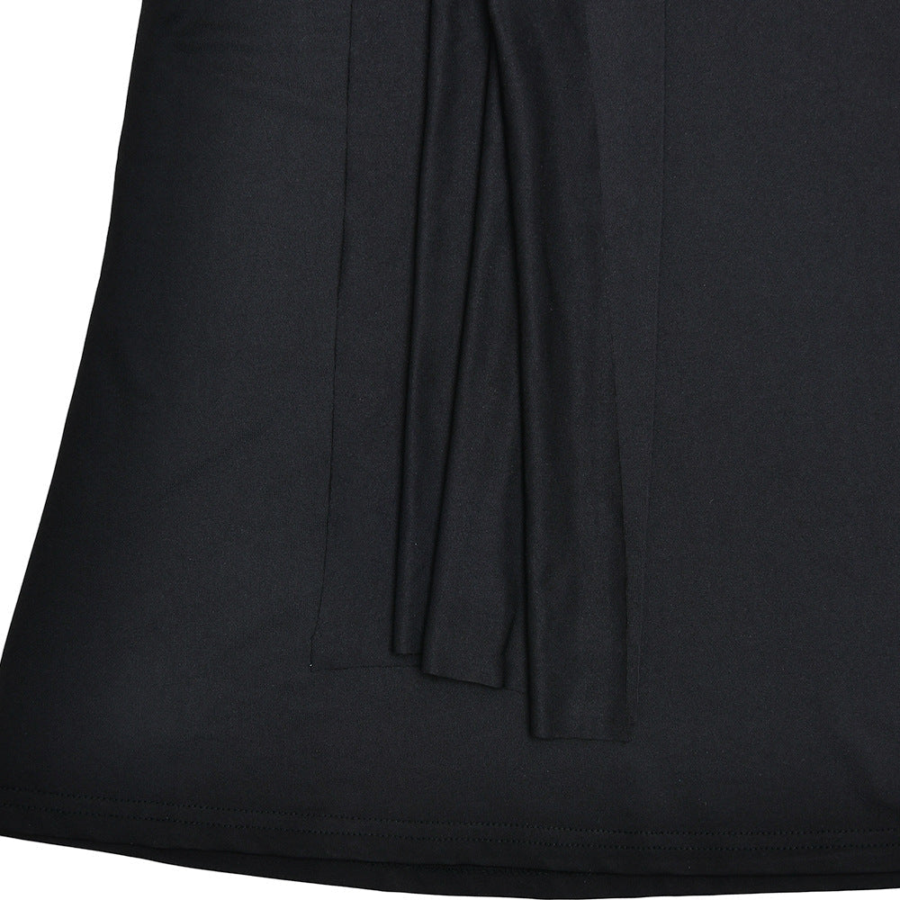 Ruched One-Shoulder Waist-Cutout Fishtail Gown 9