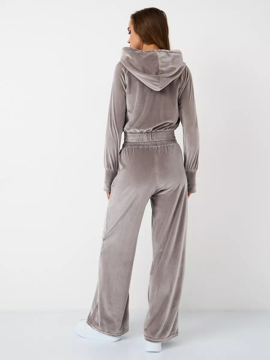ShoptheCIC Minimalist Fleece Hoodie and Sweatpants Set