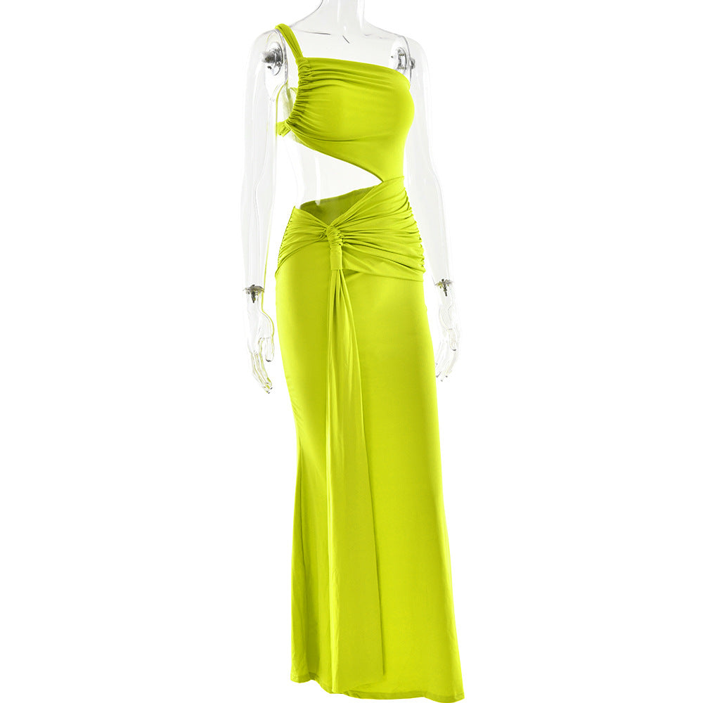 Pathy Maxi Dress - Neon Green