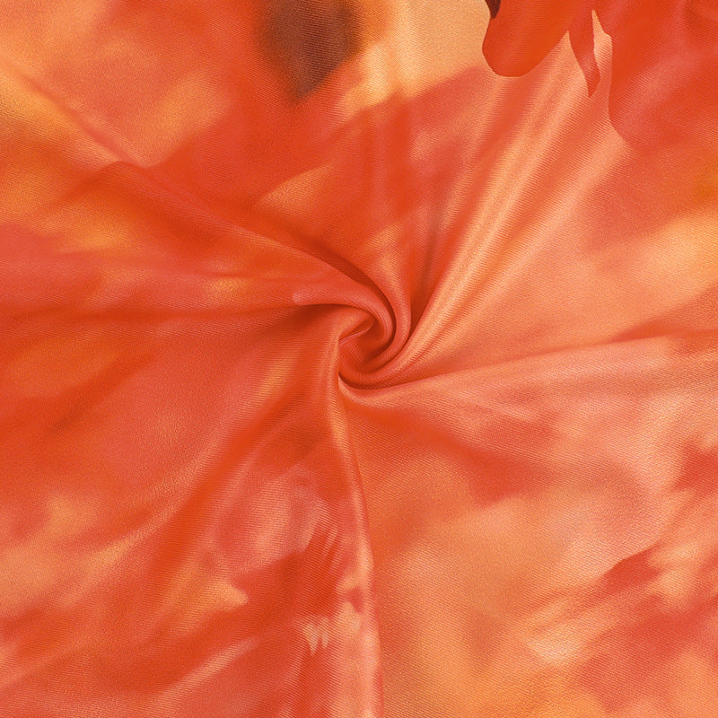 Gerbera Maxi Dress - Orange