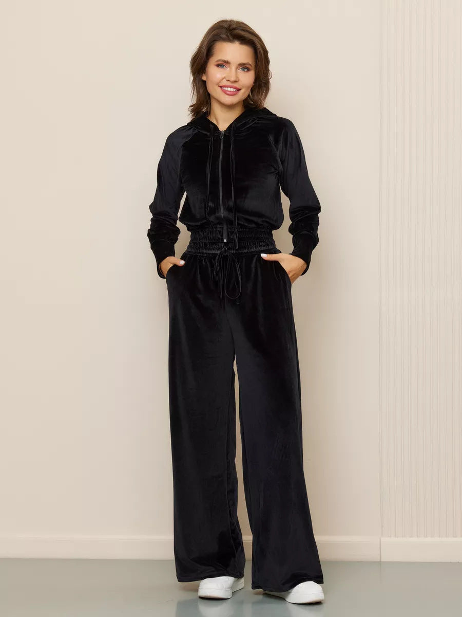 ShoptheCIC Minimalist Fleece Hoodie and Sweatpants Set